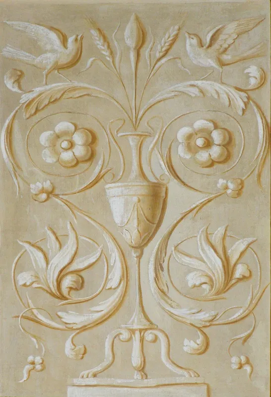 Обои для стен Affresco Классические орнаменты Aff5155