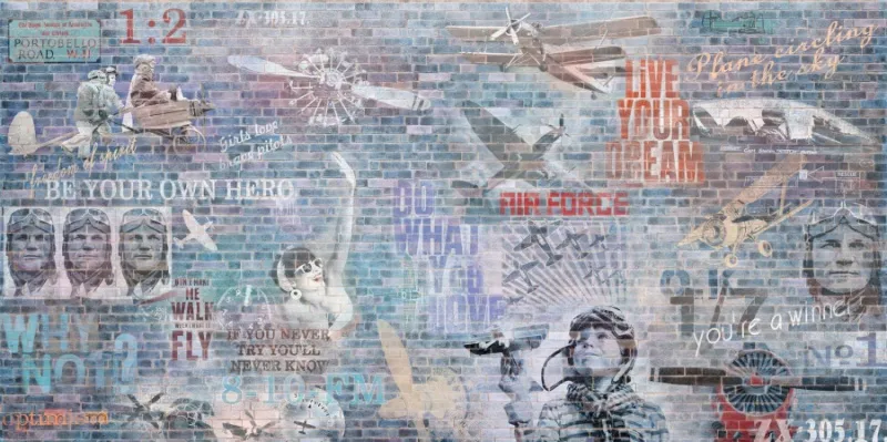 Обои для стен Affresco Панно Re-Space AB74-COL2