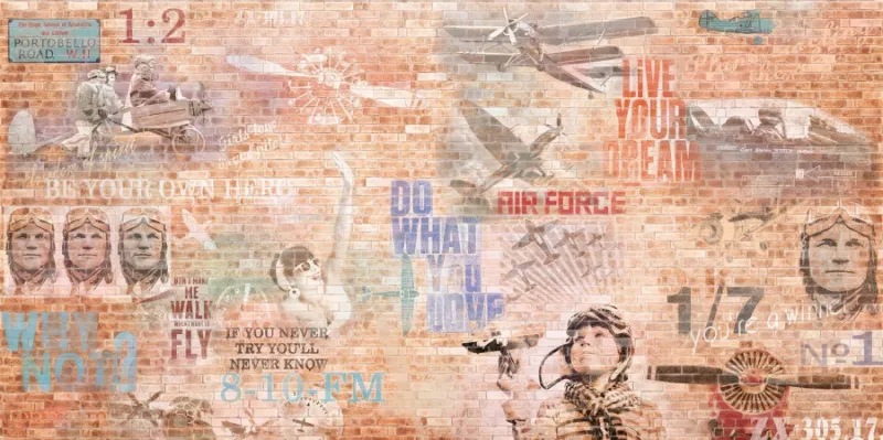 Обои для стен Affresco Панно Re-Space AB74-COL3