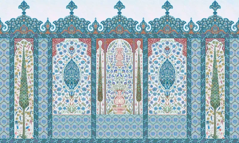 Обои для стен Affresco Панно Цветариум Fairy tale Color 1