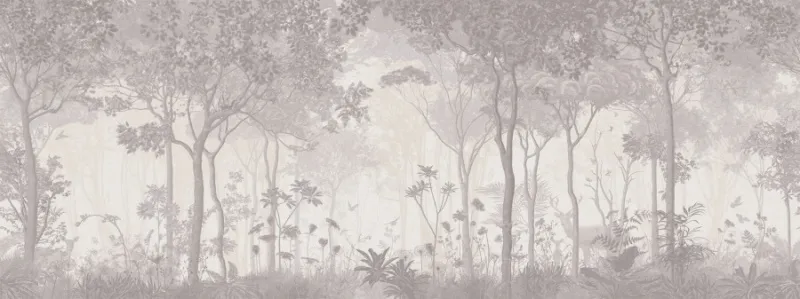 Обои для стен Affresco Панно Цветариум Morning in the forest Color 4