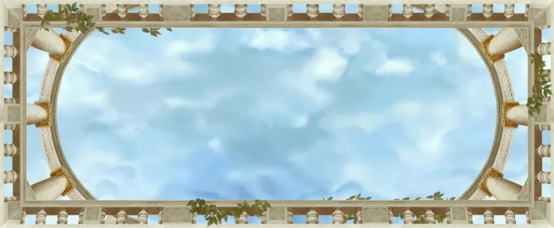 Обои для стен Affresco Сюжеты для потолков Aff9139