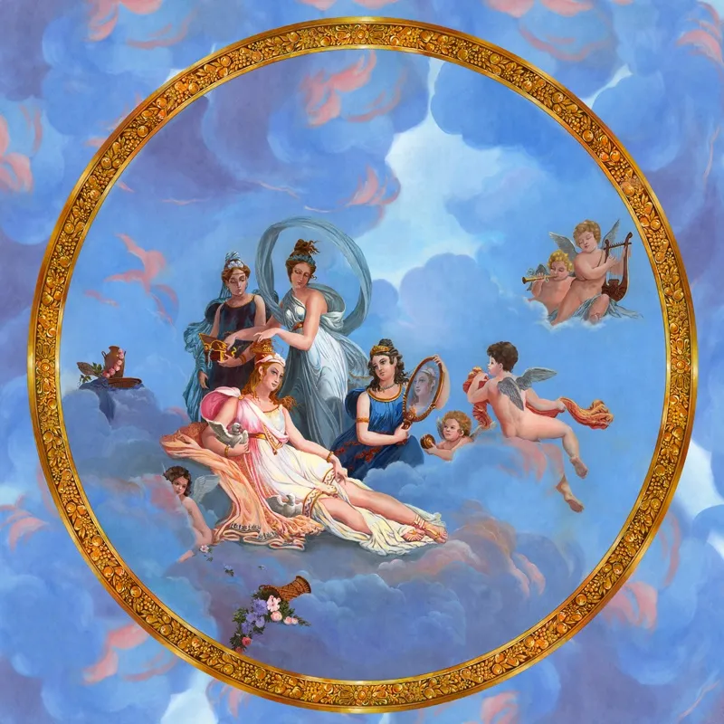 Обои для стен Affresco Сюжеты для потолков Aff9141