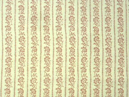 Ткань Titley and Marr Printed Patterns Collection Floral-Stripe-05-Pink