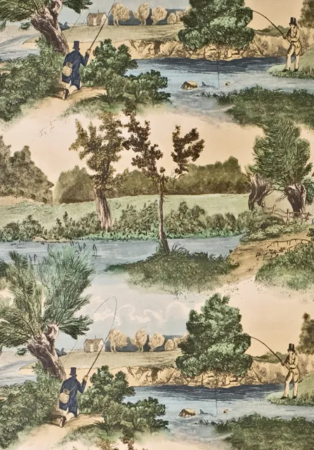 Ткань Lewis & Wood Sporting Fabrics LW_Fly Fishing