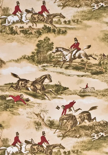 Ткань Lewis & Wood Sporting Fabrics LW_Hunting Scenes
