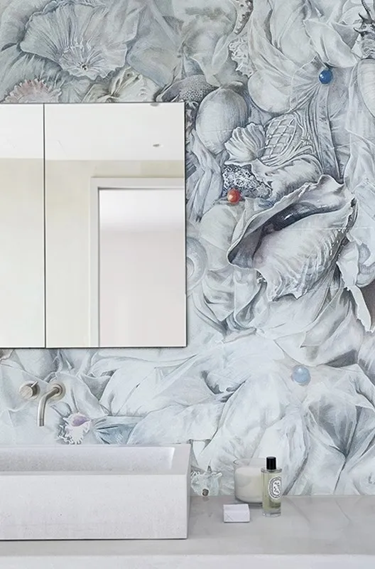 Обои для стен Wall&Deco 2018 Wet System COQUILLAGES-WS