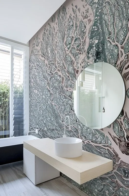 Обои для стен Wall&Deco 2018 Wet System RACINE-WS