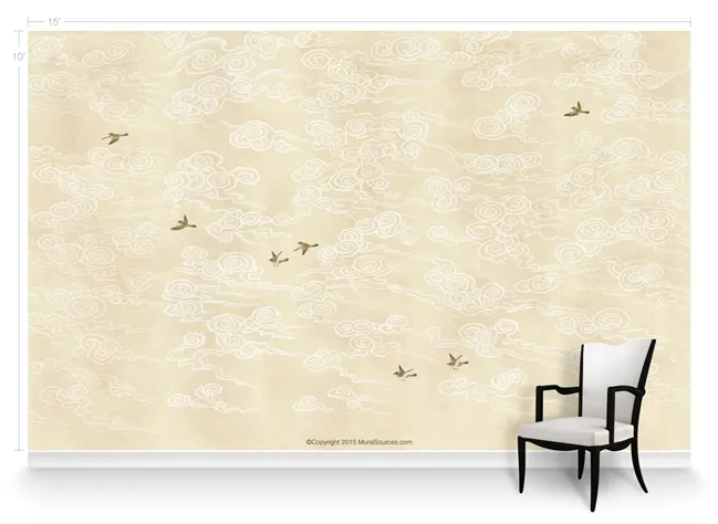 Обои для стен MuralSources Chinoiserie murals CH-065-CM1-00-2T