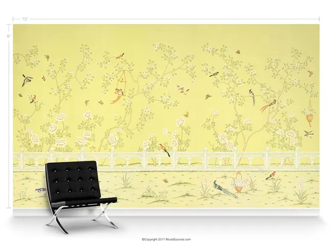 Обои для стен MuralSources Chinoiserie murals CH-125-AC-2T