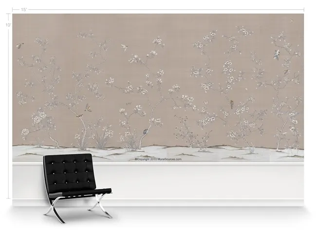 Обои для стен MuralSources Chinoiserie murals CH-215-BN1-00-2T
