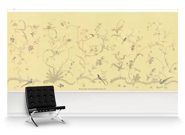 Обои для стен MuralSources Chinoiserie murals CH-401-YW1-00-2T