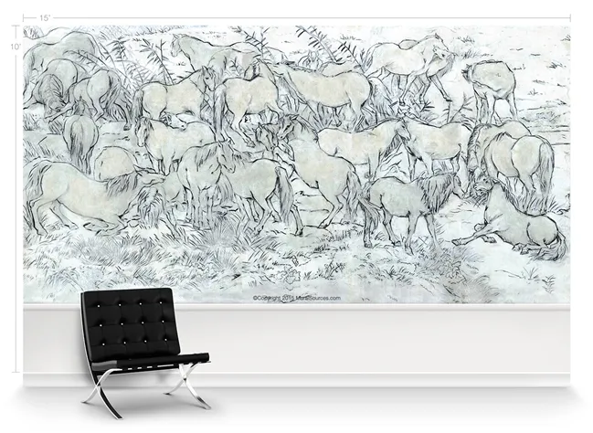 Обои для стен MuralSources Modern murals FL-075-BG1-00-2T