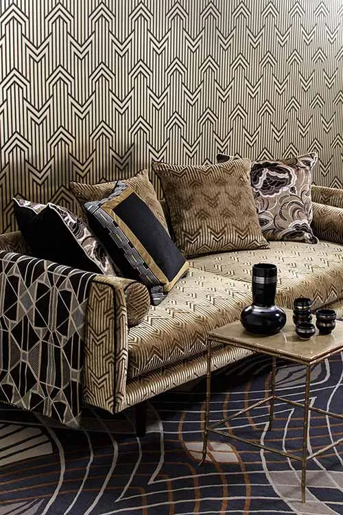 Ткань Catherine Martin Metropolis Fabrics limelight4