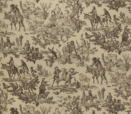 Ткань Marvic Textiles Toile Proposals III 6205-10 Chestnut