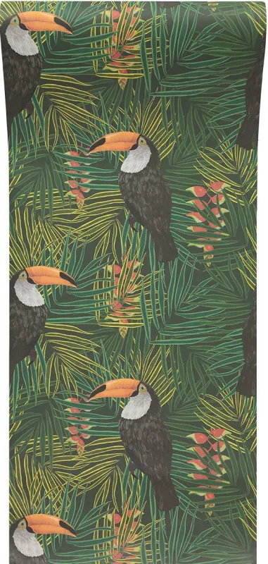 Обои для стен Graduate Collection Graduate Wallpapers alicia_de_costa_toucan_wallpaper_green