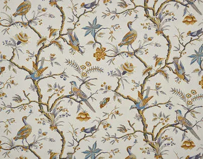 Ткань Braquenie Comptoir d'Orient B7634002