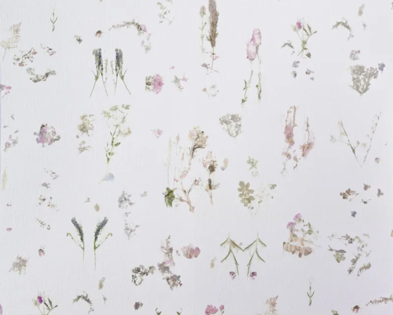 Обои для стен Dutch Walltextile Company Wall textile Bloom Inks by Bo Reudler W2284250400l