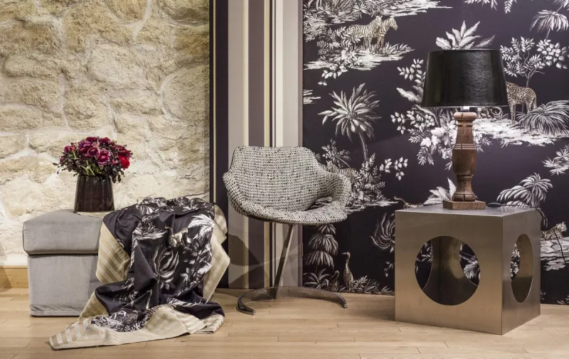 Ткань Brochier Stella Stella_Collection_Pavone_Scudo