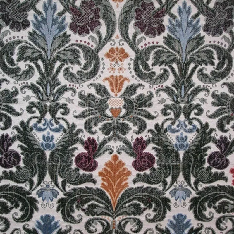 Ткань Luigi Bevilacqua Бархат ручной работы Piovego-multicolore