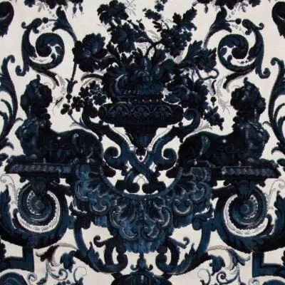 Ткань Luigi Bevilacqua Многоцветный бархат e-petrolio-3135