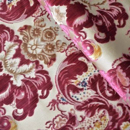 Ткань Luigi Bevilacqua Многоцветный бархат Fioroni-002-30771-Multicolo