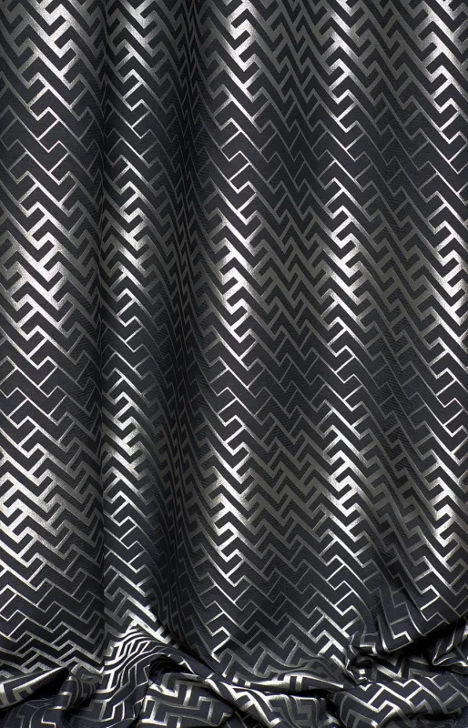 Ткань KT Exclusive Modern Geometrics borneo-black