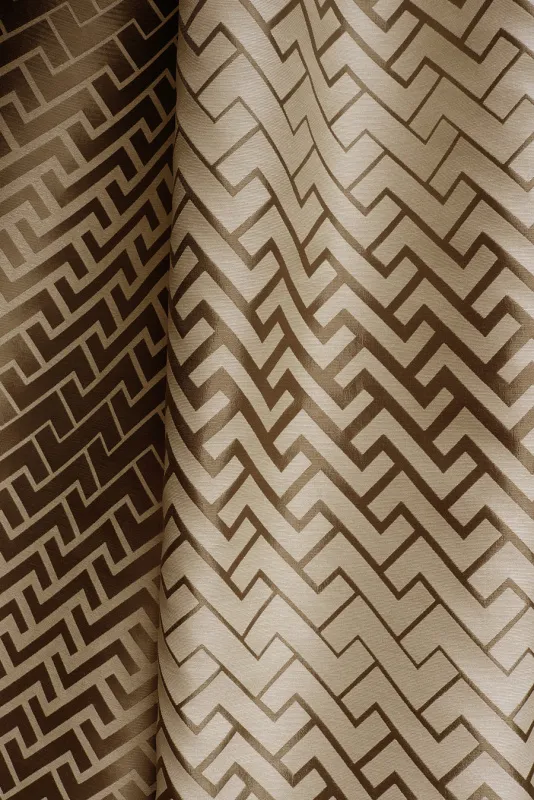Ткань KT Exclusive Modern Geometrics borneo-gold-macro