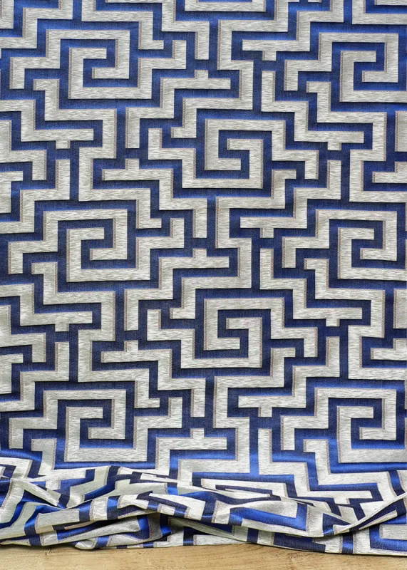 Ткань KT Exclusive Modern Geometrics caledonia-blue-1