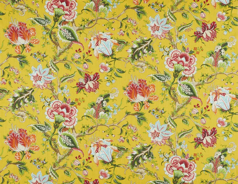 Обои для стен The Design Archives Bespoke Wall Coverings Tree-of-Life-1007-Mustard-jpg