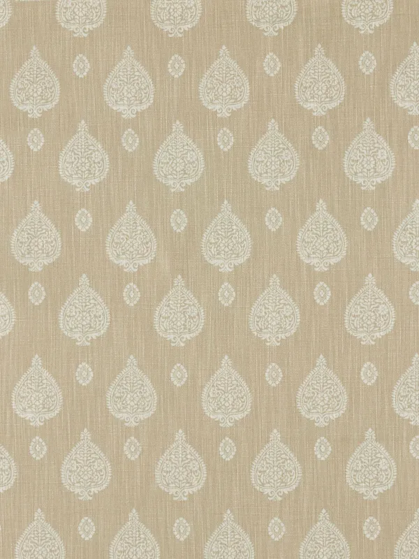 Ткань The Design Archives Archive 1 Cotton & Linen Malaya-1006-Pebble-1-1