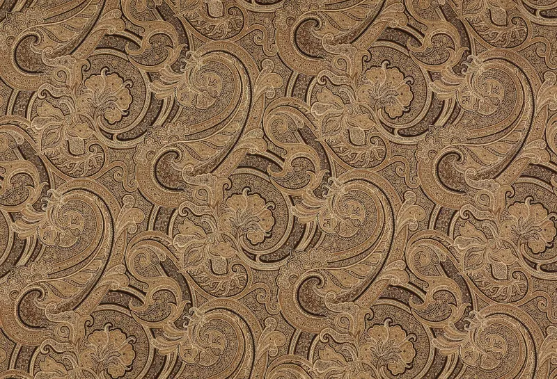 Ткань The Design Archives Archive 1 Wool & Velvet Ludhiana-1015-Caramel-3