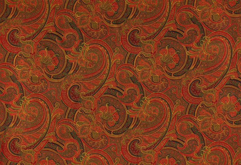 Ткань The Design Archives Archive 1 Wool & Velvet Ludhiana-1015-Chilli-1-1