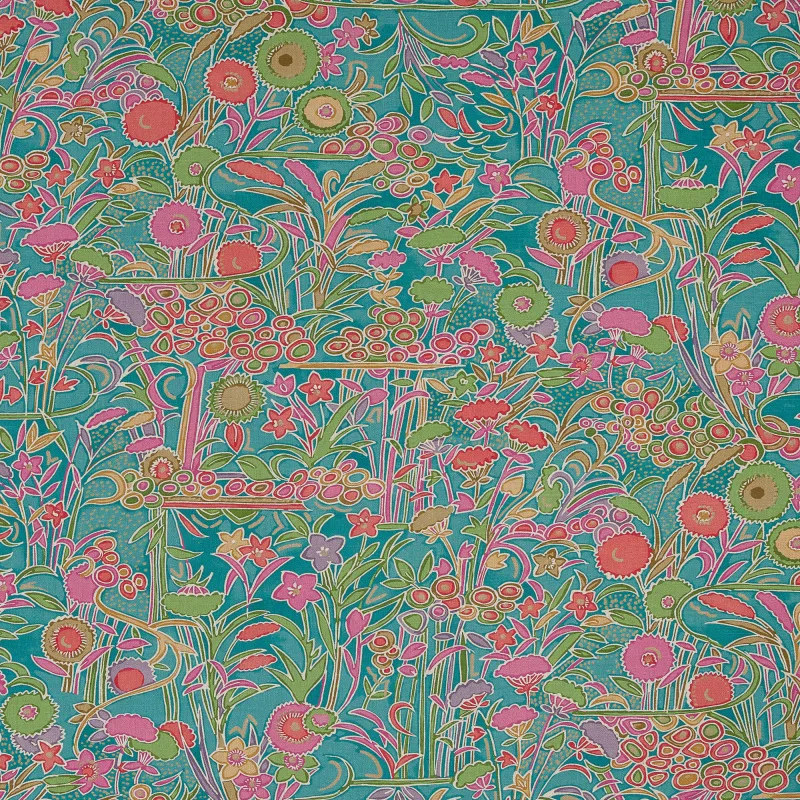 Ткань The Design Archives Jewel Collection MG_5012-Grand-Tiffany-Turqouise-LU