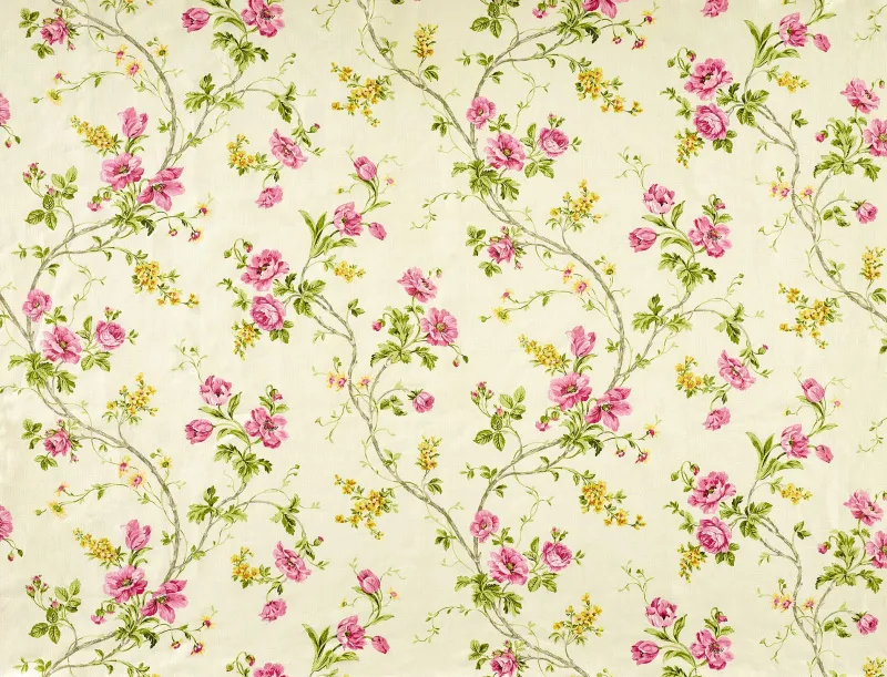 Ткань The Design Archives Spring Garden Perryvale-1012-Rose-1