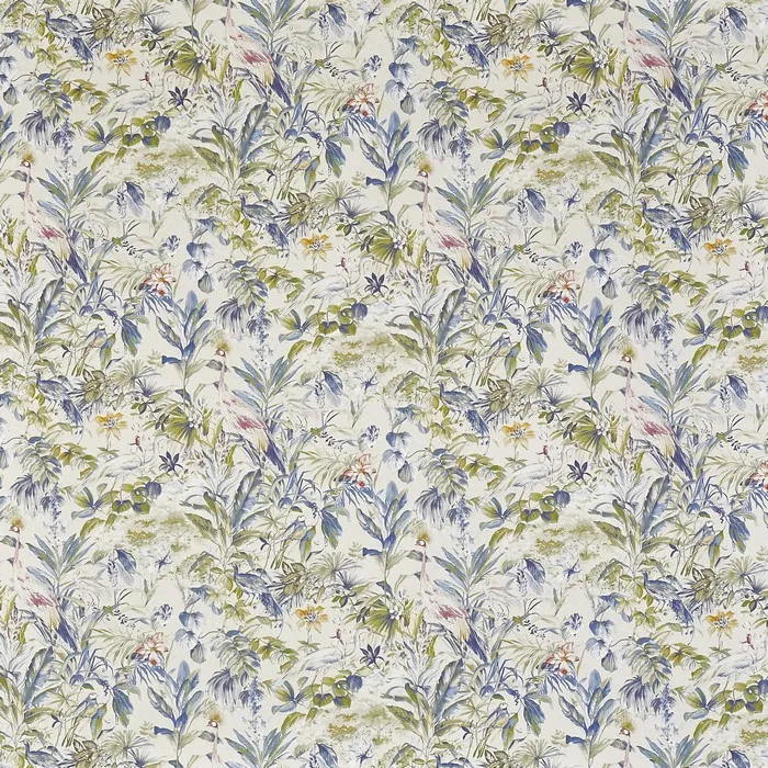 Ткань Prestigious Textiles Abbey Gardens 8640 paradise_8640-757 paradise saxon blue