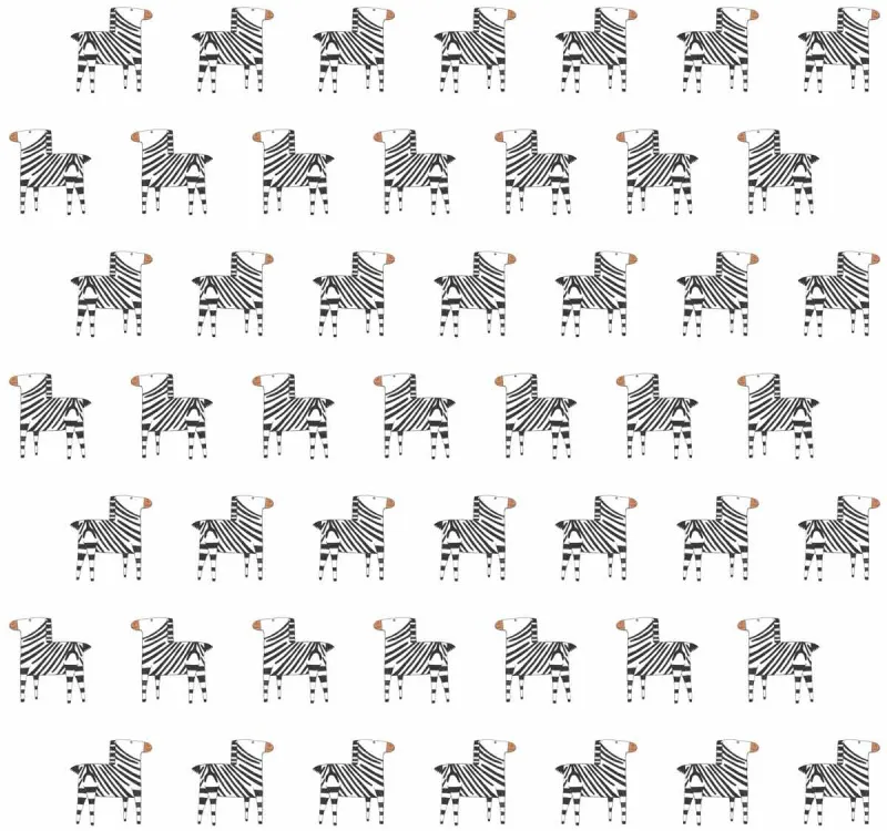 Ткань Gaston Y Daniela Algo de Jaime Libro Telas Cebras Li