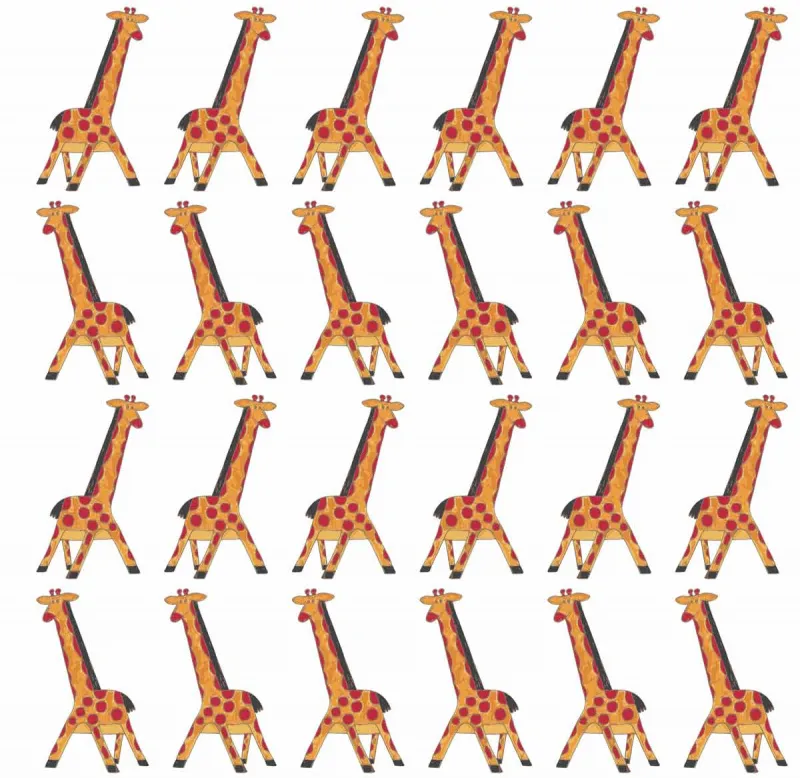 Ткань Gaston Y Daniela Algo de Jaime Libro Telas Jirafa Li