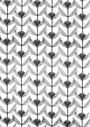 Ткань Kinnamark Interior - Pattern BJOeRNBAeRSBLOMMA-100319-04-Fabric_4