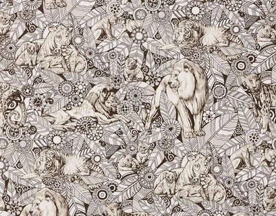 Обои для стен Pierre Frey Les Dessins 4 FP574003