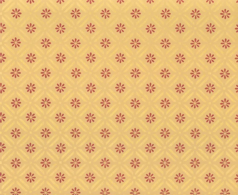 Обои для стен Hamilton Weston Paradise Archive Frognal-Ruby-Gold-on-Tan