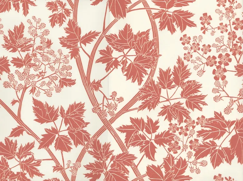 Обои для стен Hamilton Weston The Marthe Armitage wallpapers Blackberry-Red-Earth-web-ready