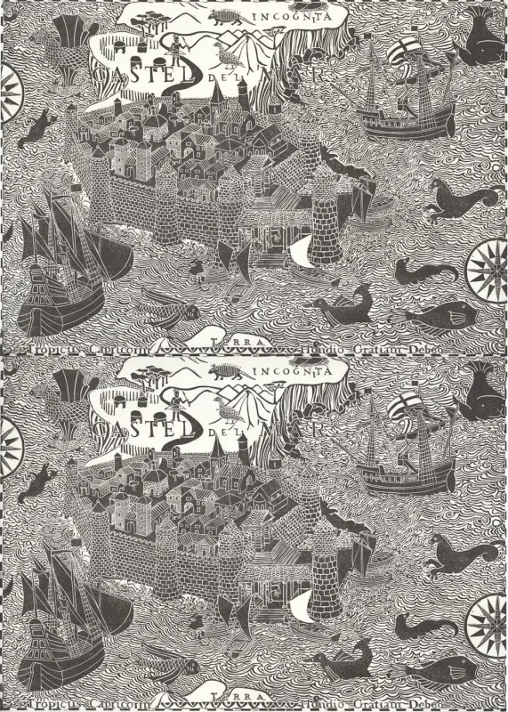 Обои для стен Hamilton Weston The Marthe Armitage wallpapers Island-Black