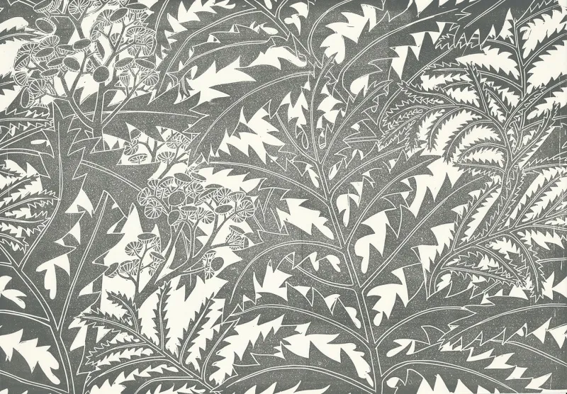 Обои для стен Hamilton Weston The Marthe Armitage wallpapers Tansy-Off-Black