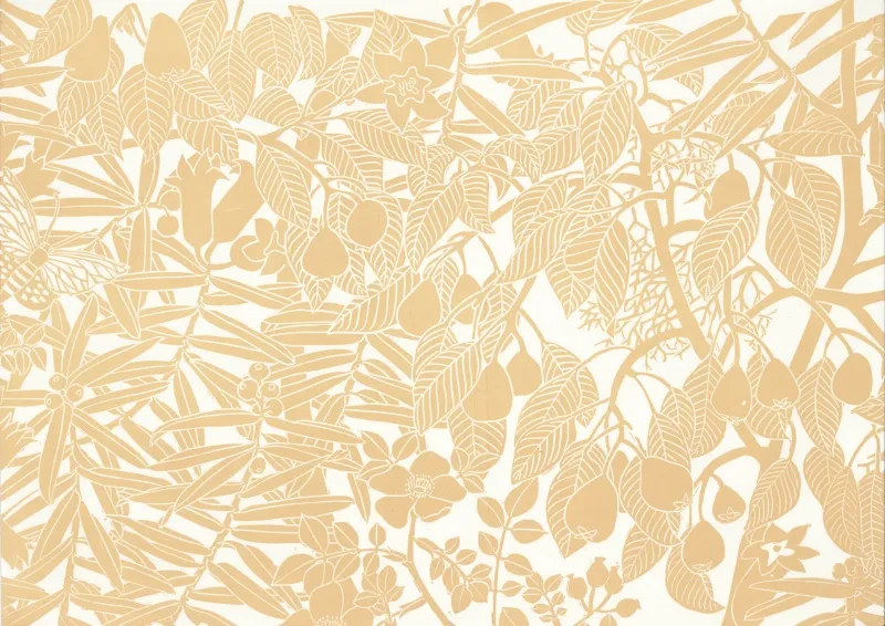 Обои для стен Hamilton Weston The Marthe Armitage wallpapers Wild-Pear-Hound-Lemon