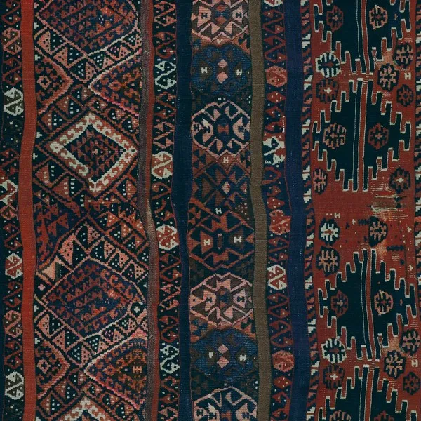 Ткань Andrew Martin Inventor 25778-fez-rust-fabric-full-repeat