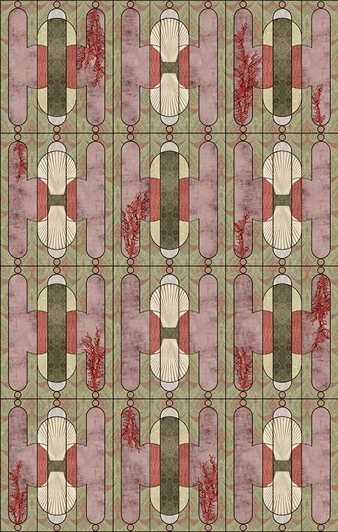 Обои для стен Wall&Deco CODE 2019 WET SYSTEM WET_CC1901