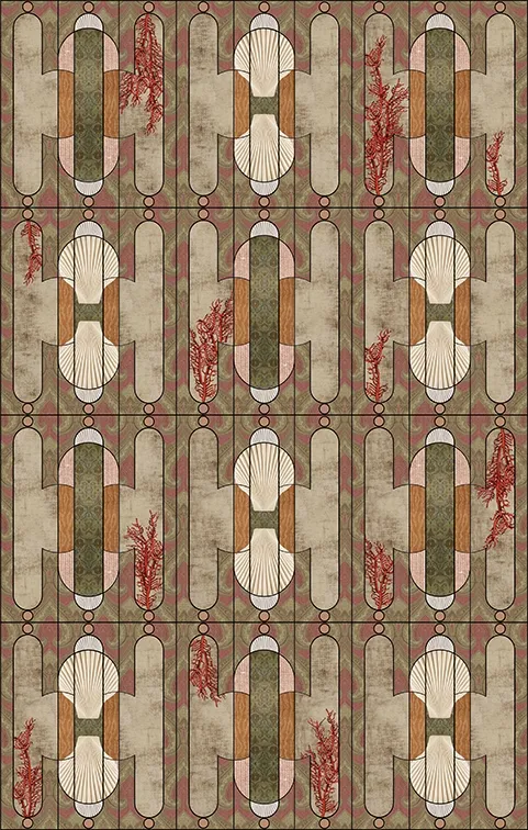 Обои для стен Wall&Deco CODE 2019 WET SYSTEM WET_CC1902