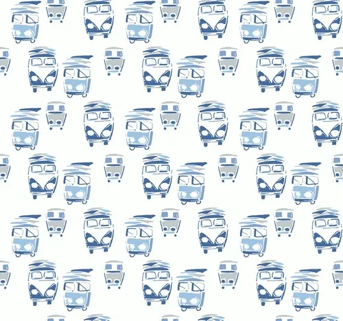 Обои для стен Paper & Ink Navy Grey and White BL70802