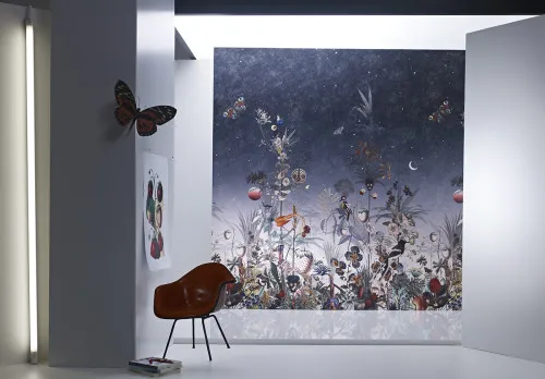Обои для стен Jakob Schlaepfer Textiles Interior interior_poppy_zephyre